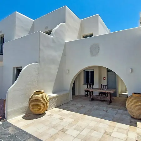 Naxos Town Sea And Sunset View Front דירה