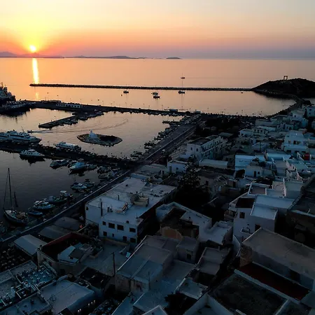 Apartment Naxos Town Sea And Sunset View Front